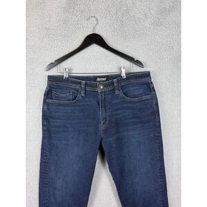 Revtown Jeans Mens 36x30 Blue Decade Denim Automatic Straight Stretch Denim Men